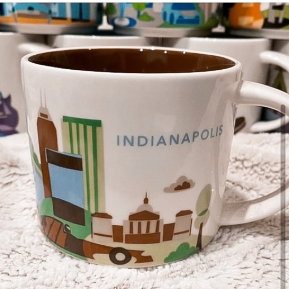 NWOT Indianapolis Starbucks “You are Here” 14 oz Mug